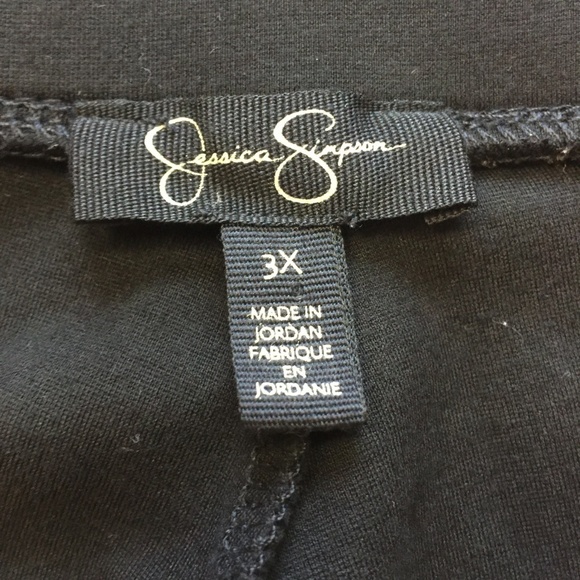 JESSICA SIMPSON Black Leggings 'Aaron' 3X EUC - Picture 5 of 8